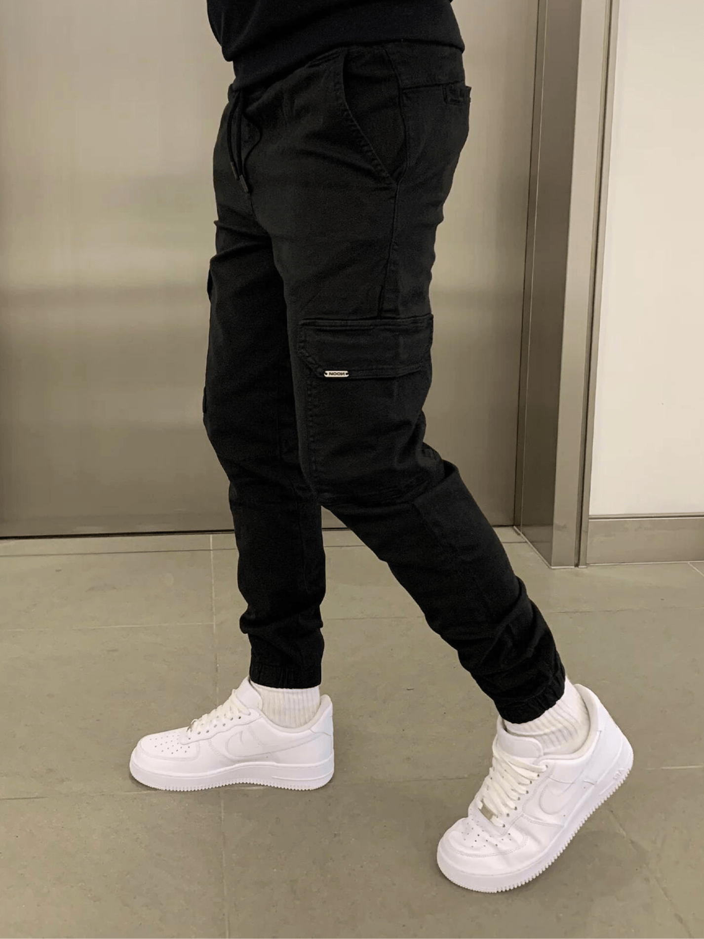 Pantalón deportivo cargo Olympus - Negro