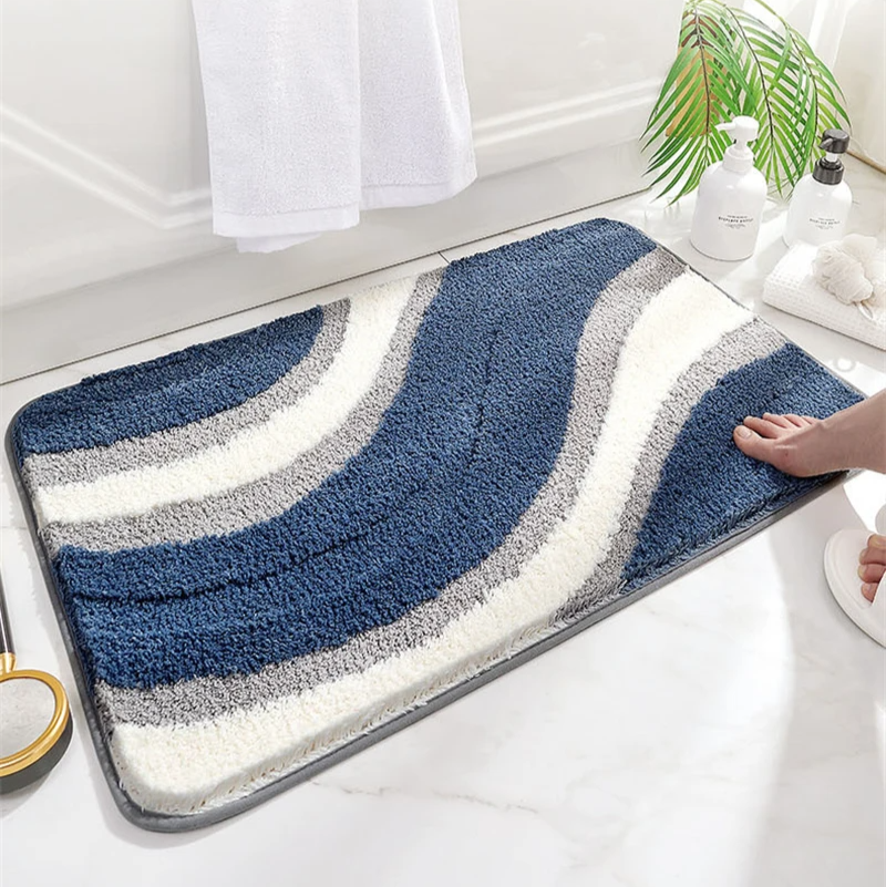 ALFOMBRA DE BAÑO DE TEJIDO ORGÁNICO DE CACHEMIRA