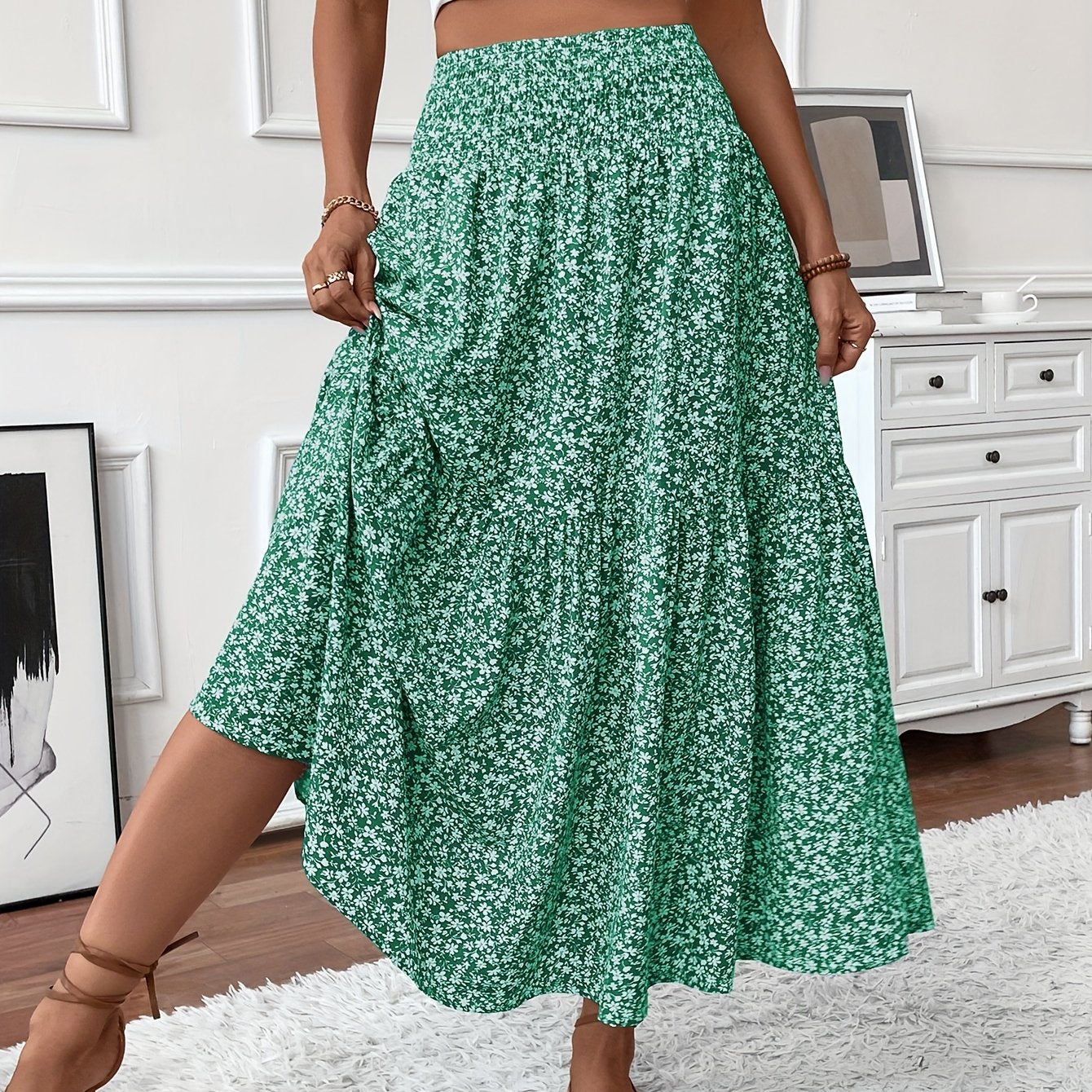 Falda floral Elena Ditsy