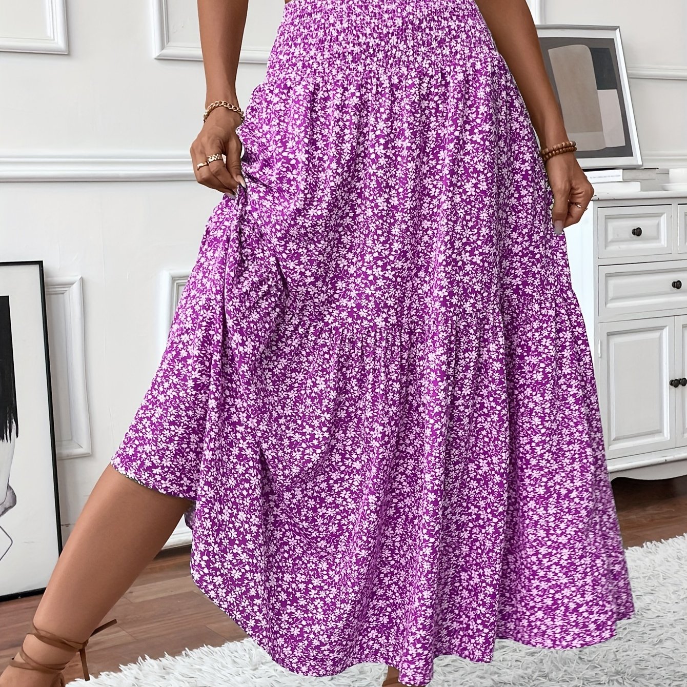 Falda floral Elena Ditsy