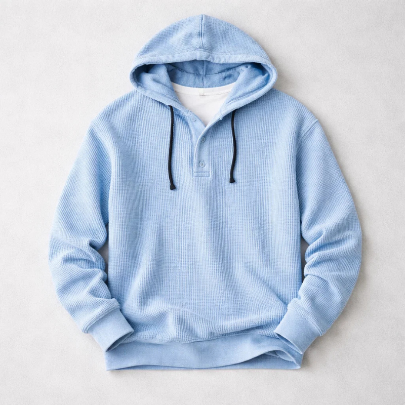 SUDADERA CON CAPUCHA DE WAFFLE BROMLEY