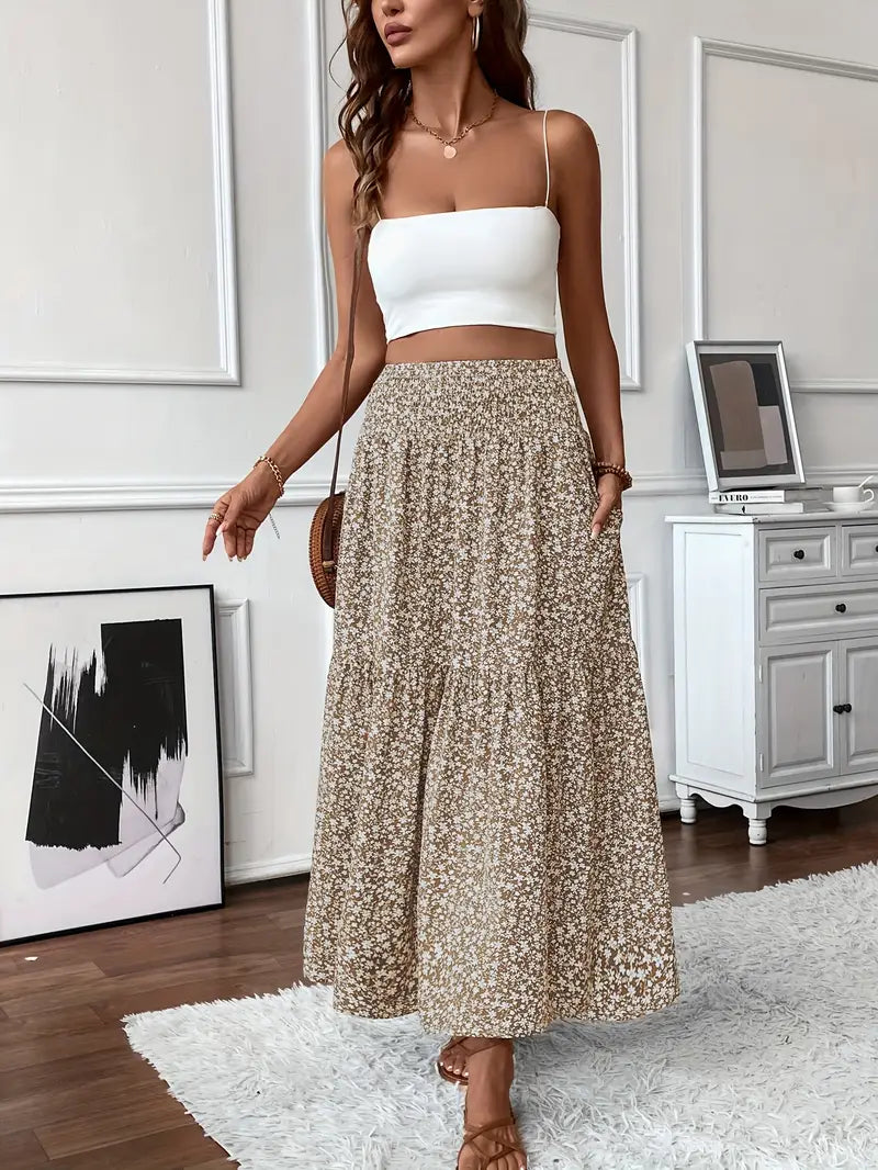 Falda floral Elena Ditsy