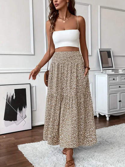 Falda floral Elena Ditsy