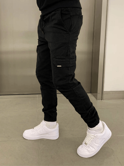 Pantalón deportivo cargo Olympus - Negro