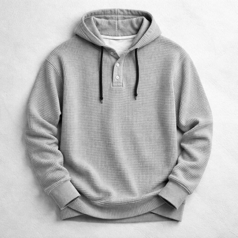 SUDADERA CON CAPUCHA DE WAFFLE BROMLEY