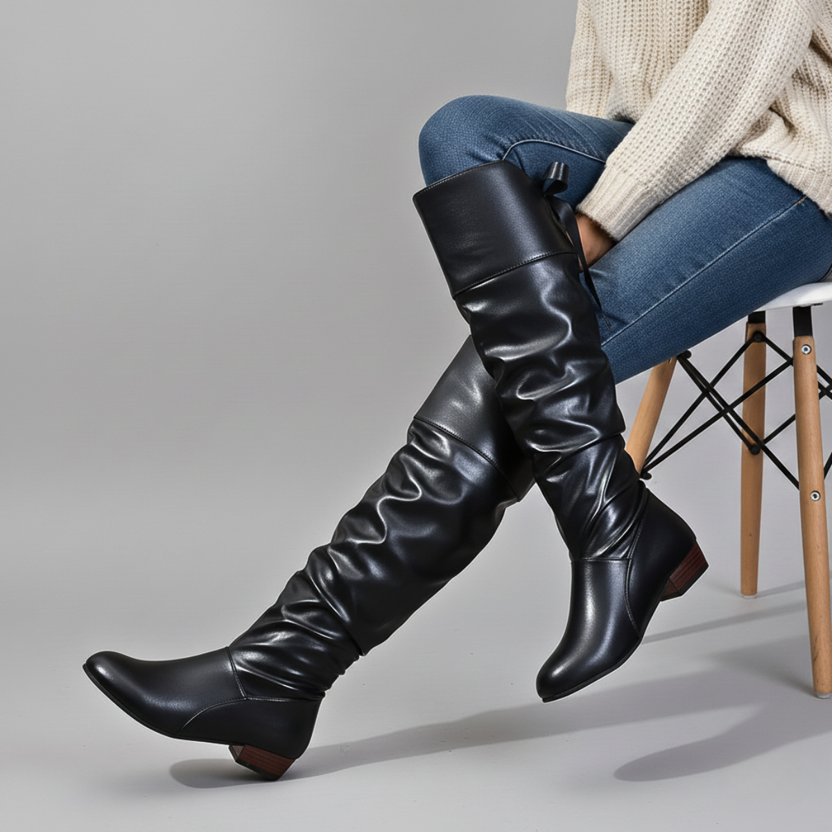 BOTAS DE CUERO ANOURA