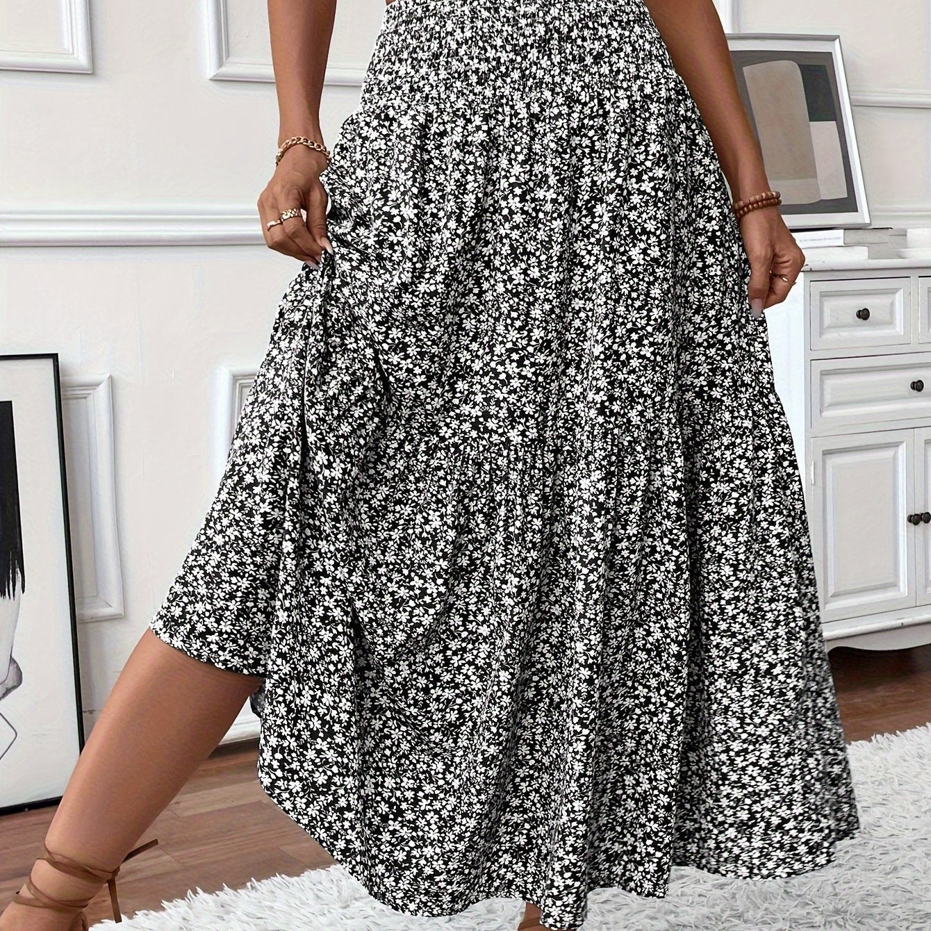 Falda floral Elena Ditsy