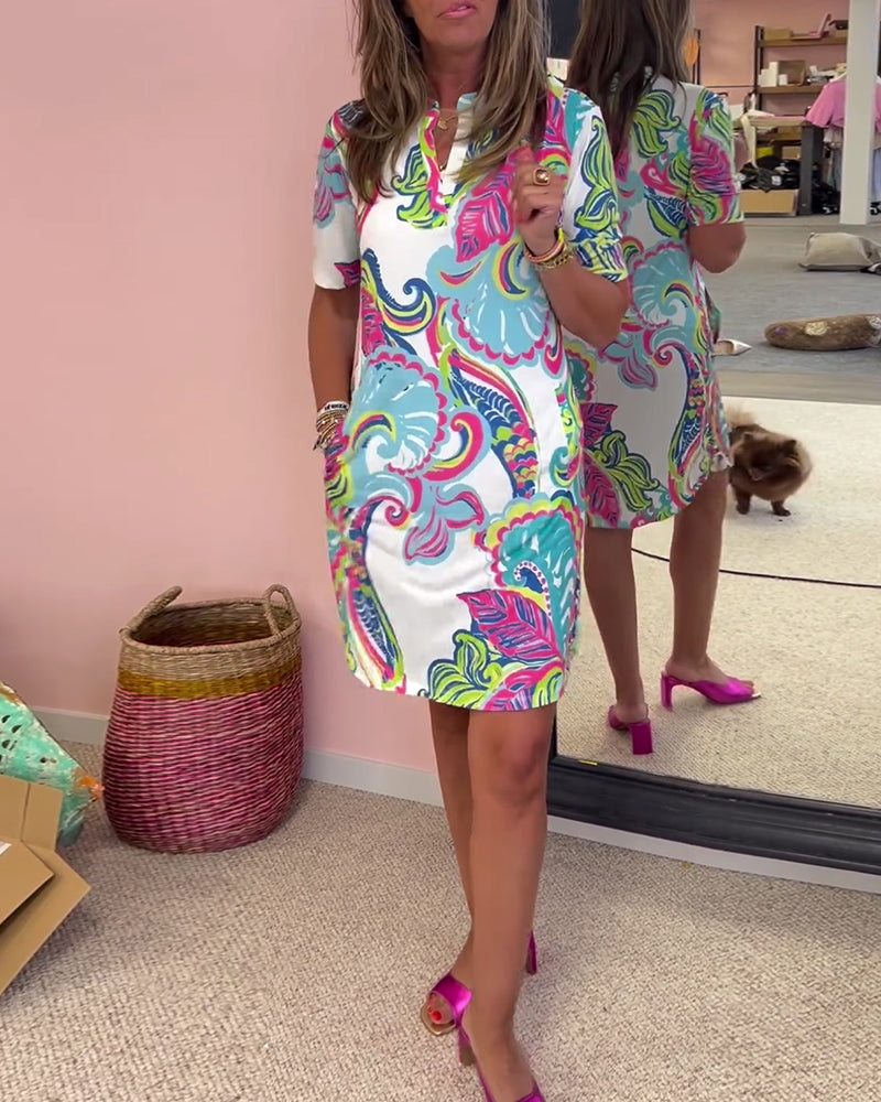 VESTIDO CAMISERO ESTAMPADO ARIA