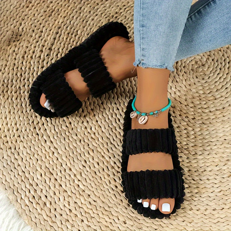 Pantuflas Suaves de Peluche Mila