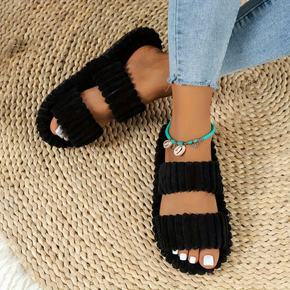 Pantuflas Suaves de Peluche Mila