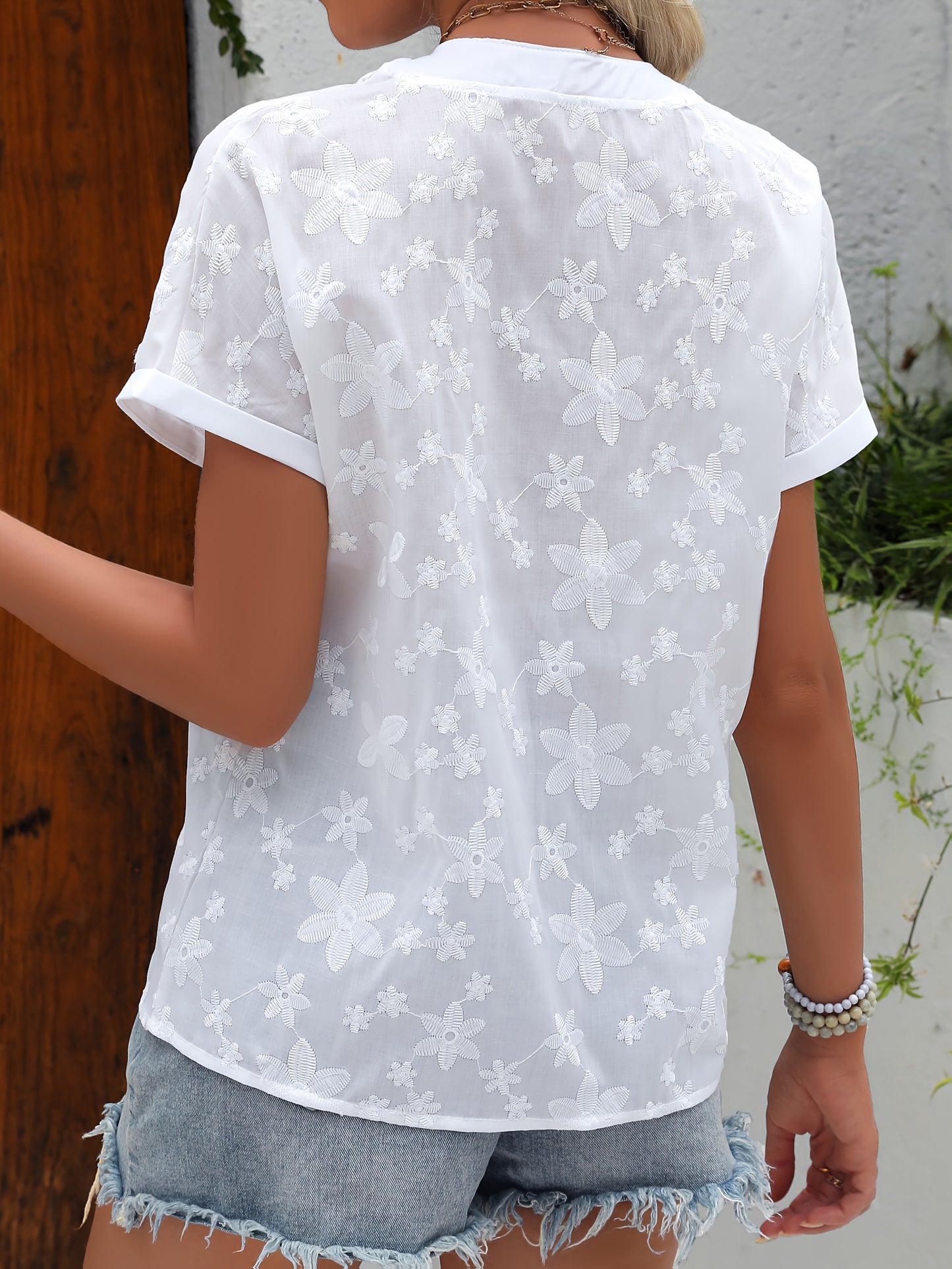 Blusa drapeada Liana Floral