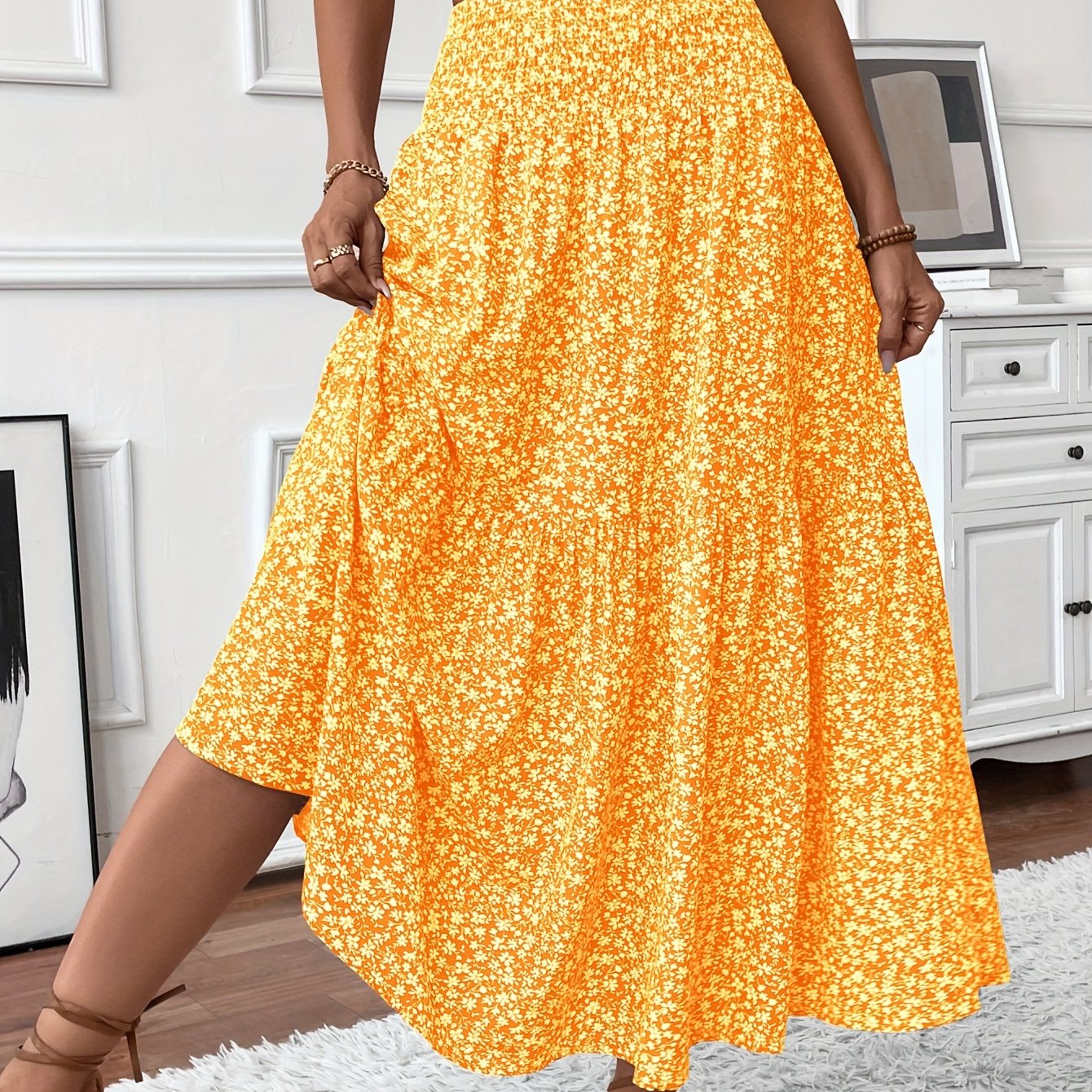 Falda floral Elena Ditsy