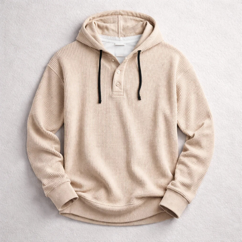 SUDADERA CON CAPUCHA DE WAFFLE BROMLEY