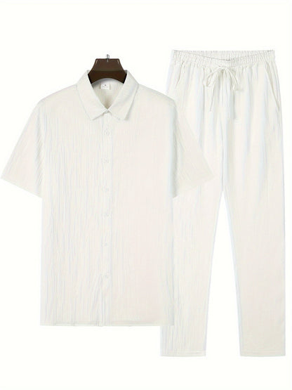 Conjunto de verano de dos piezas de rayas Elias