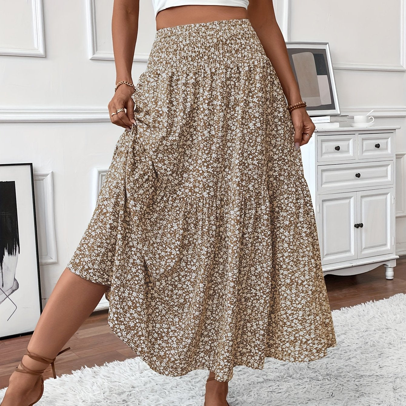 Falda floral Elena Ditsy