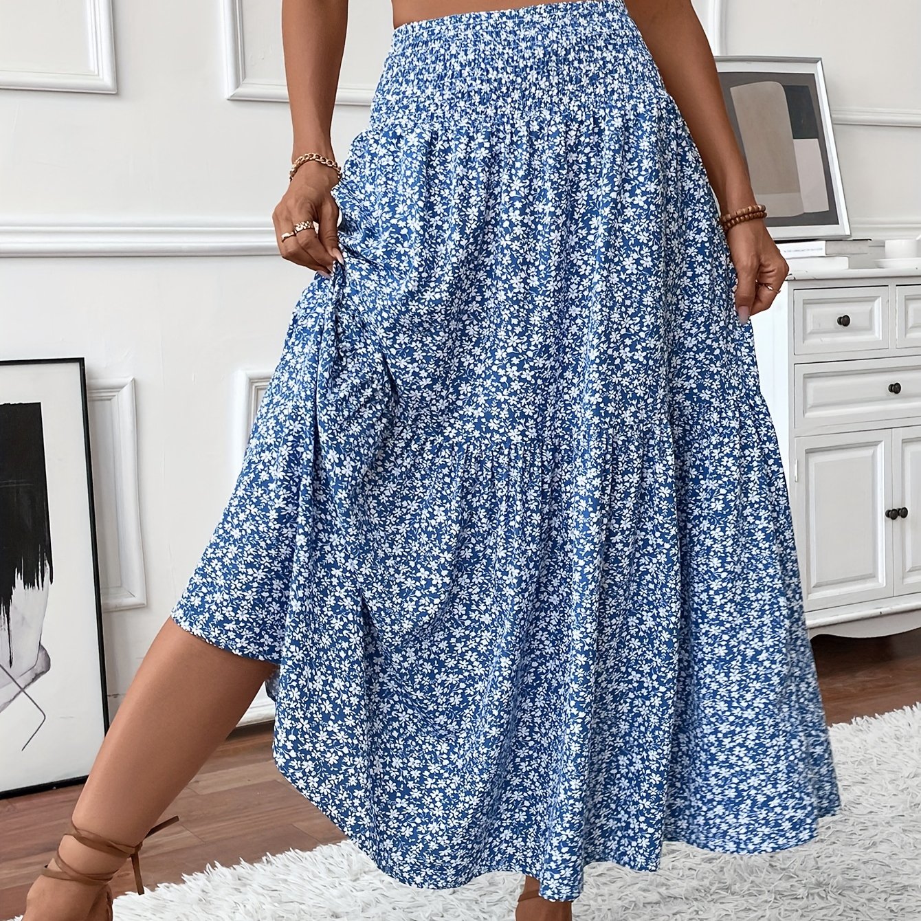 Falda floral Elena Ditsy