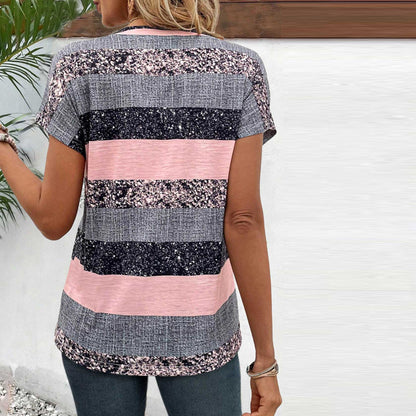 BLUSA RAYADA CASUAL CLARA