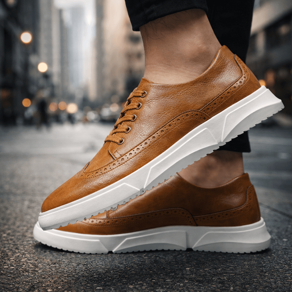 Zapatillas Harrington de cuero
