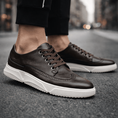 Zapatillas Harrington de cuero