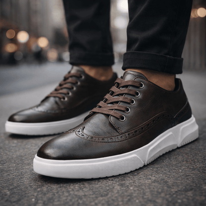 Zapatillas Harrington de cuero