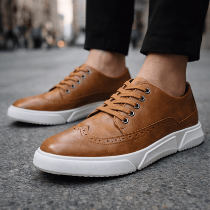 Zapatillas Harrington de cuero