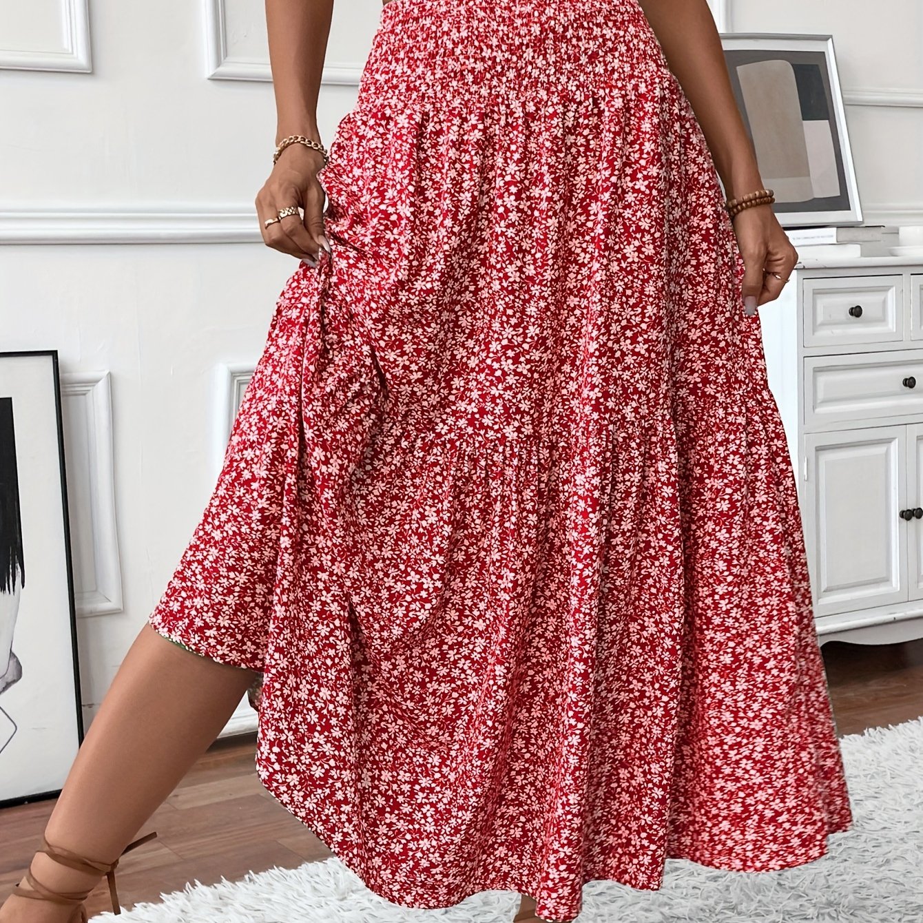Falda floral Elena Ditsy