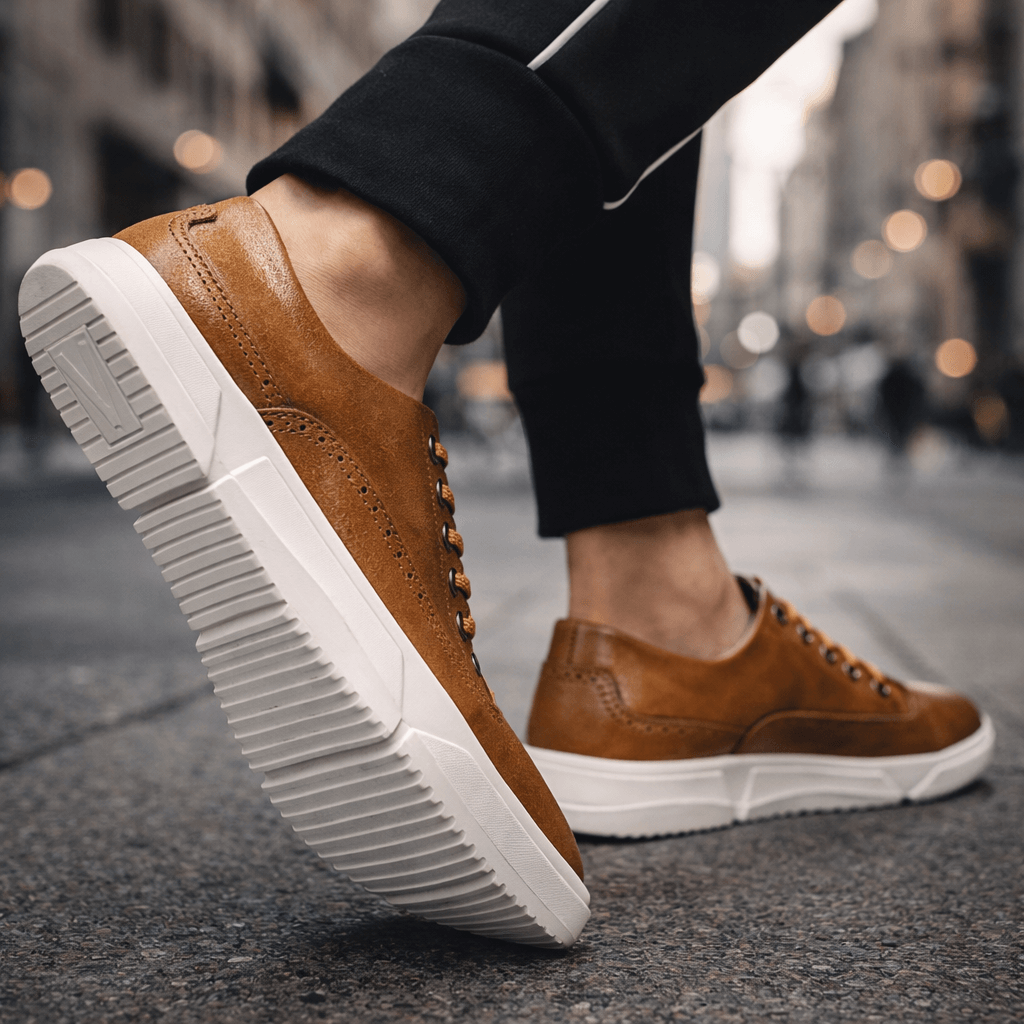 Zapatillas Harrington de cuero