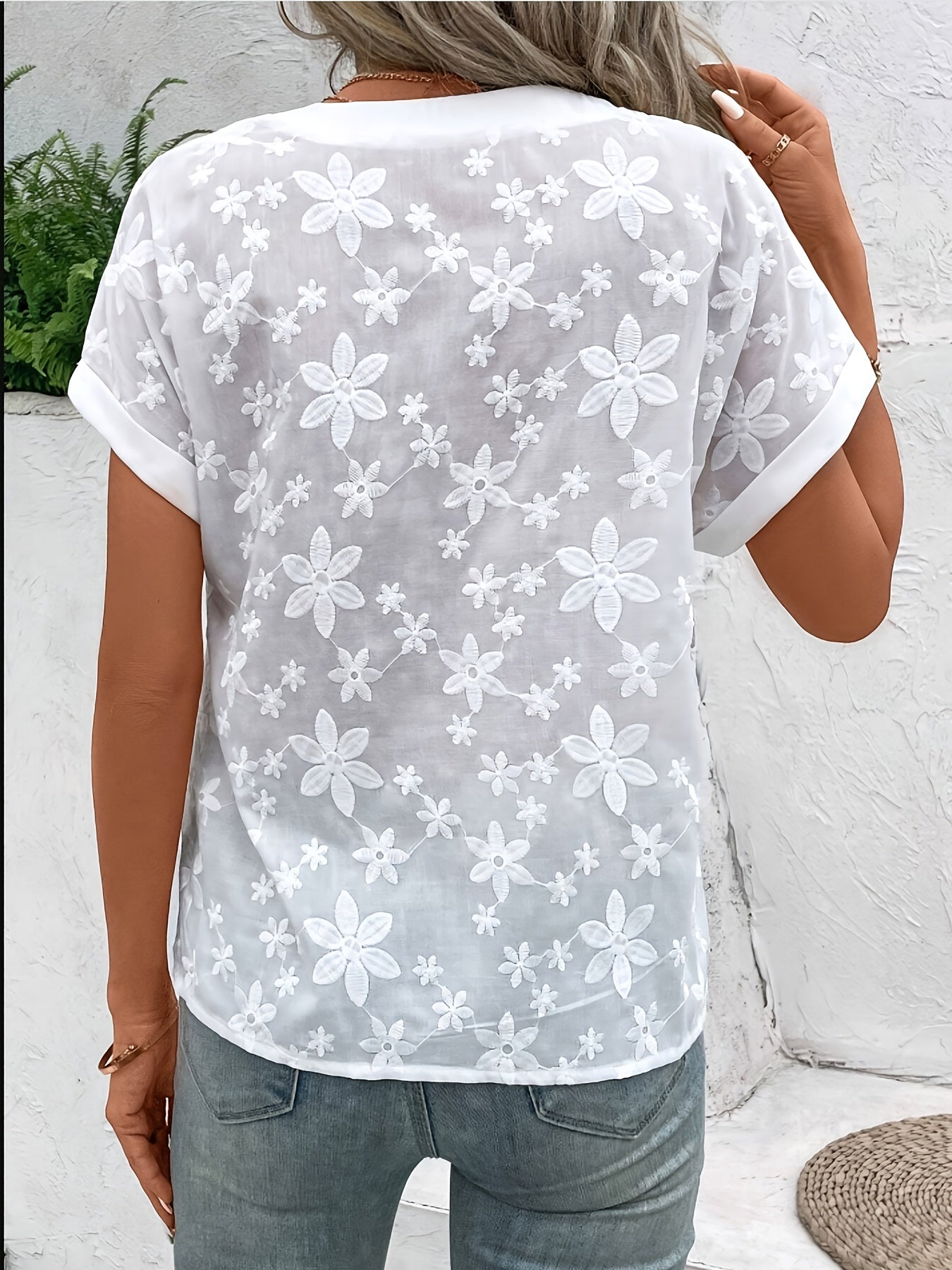 Blusa drapeada Liana Floral