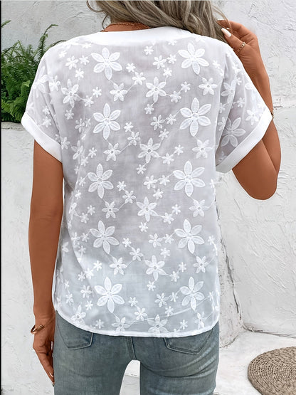 Blusa drapeada Liana Floral