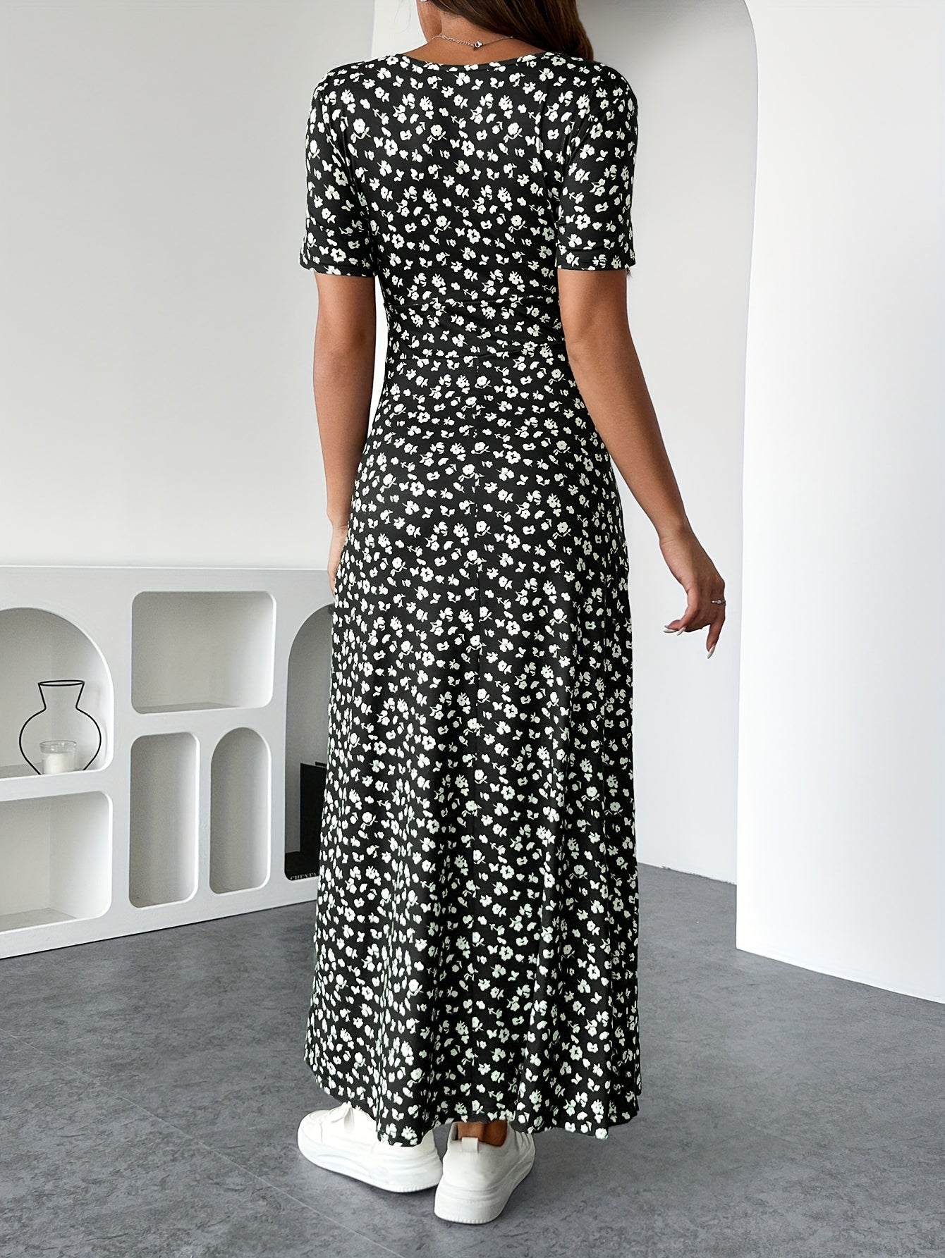 Vestido de punto Isla Ruffle