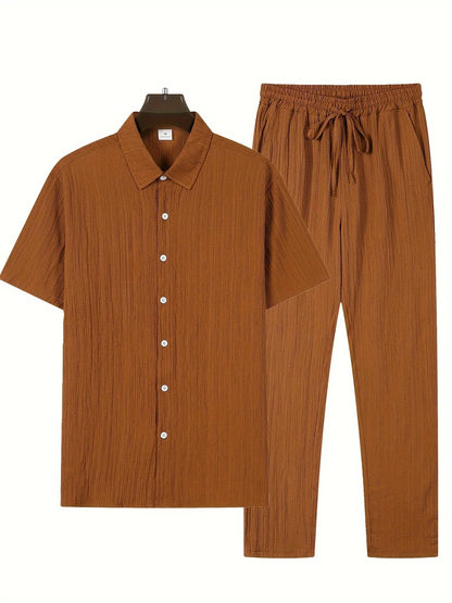 Conjunto de verano de dos piezas de rayas Elias