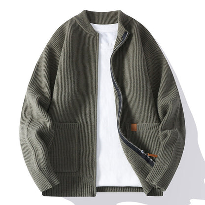 CHAQUETA DE FELPA DE MERINO HENLEY