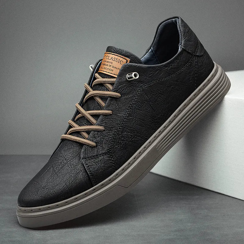 ZAPATILLAS DE PIEL TIPO OXFORD
