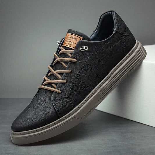 ZAPATILLAS DE PIEL TIPO OXFORD