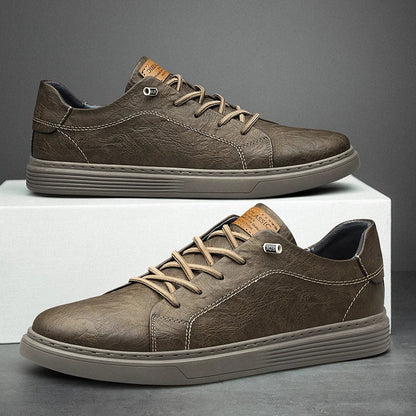 ZAPATILLAS DE PIEL TIPO OXFORD