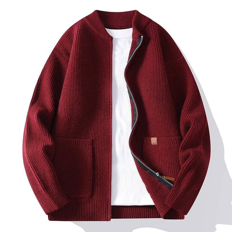 CHAQUETA DE FELPA DE MERINO HENLEY