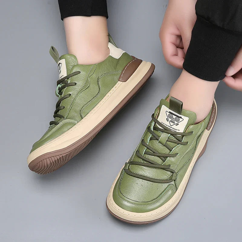 Zapatillas de piel genuina Noble Italiana