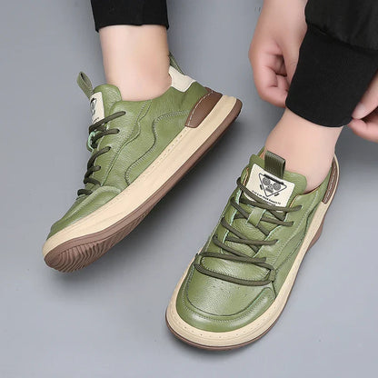 Zapatillas de piel genuina Noble Italiana