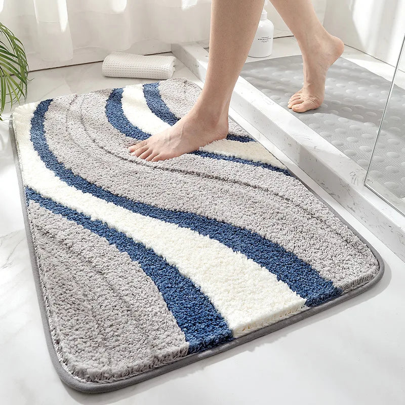 ALFOMBRA DE BAÑO DE TEJIDO ORGÁNICO DE CACHEMIRA