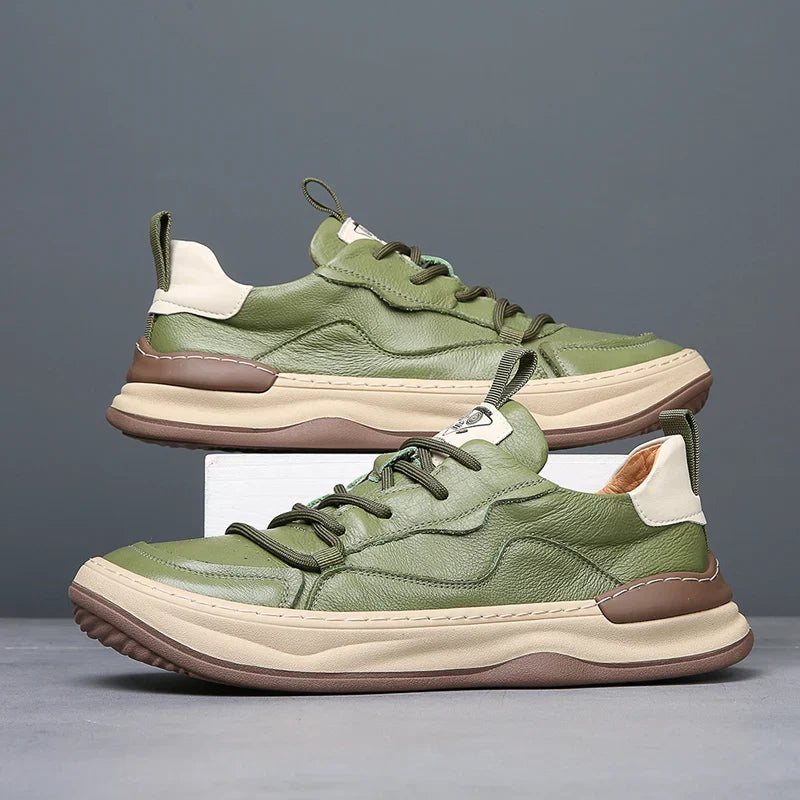 Zapatillas de piel genuina Noble Italiana