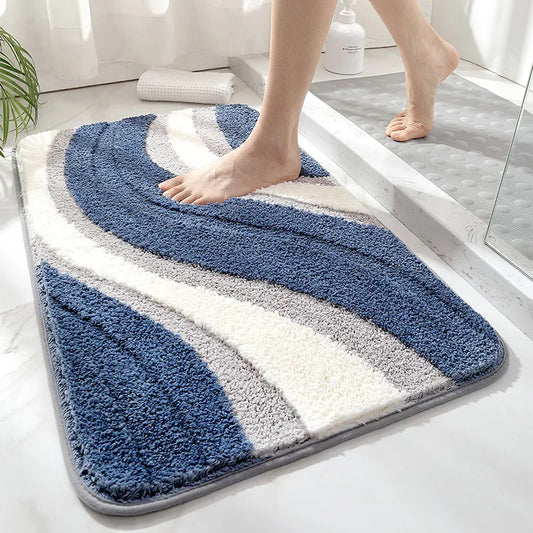 ALFOMBRA DE BAÑO DE TEJIDO ORGÁNICO DE CACHEMIRA