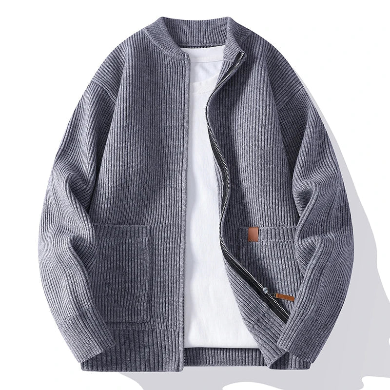 CHAQUETA DE FELPA DE MERINO HENLEY
