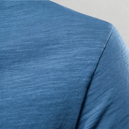 CAMISETA DE ALGODÓN CON CUELLO DE PICO NORI