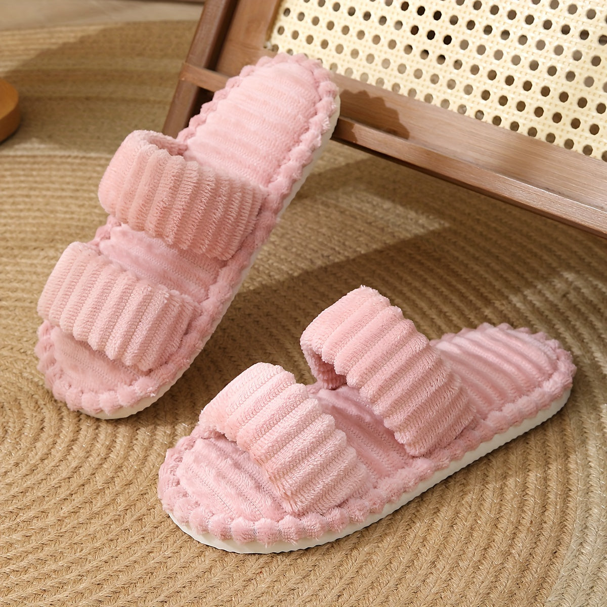 Pantuflas Suaves de Peluche Mila