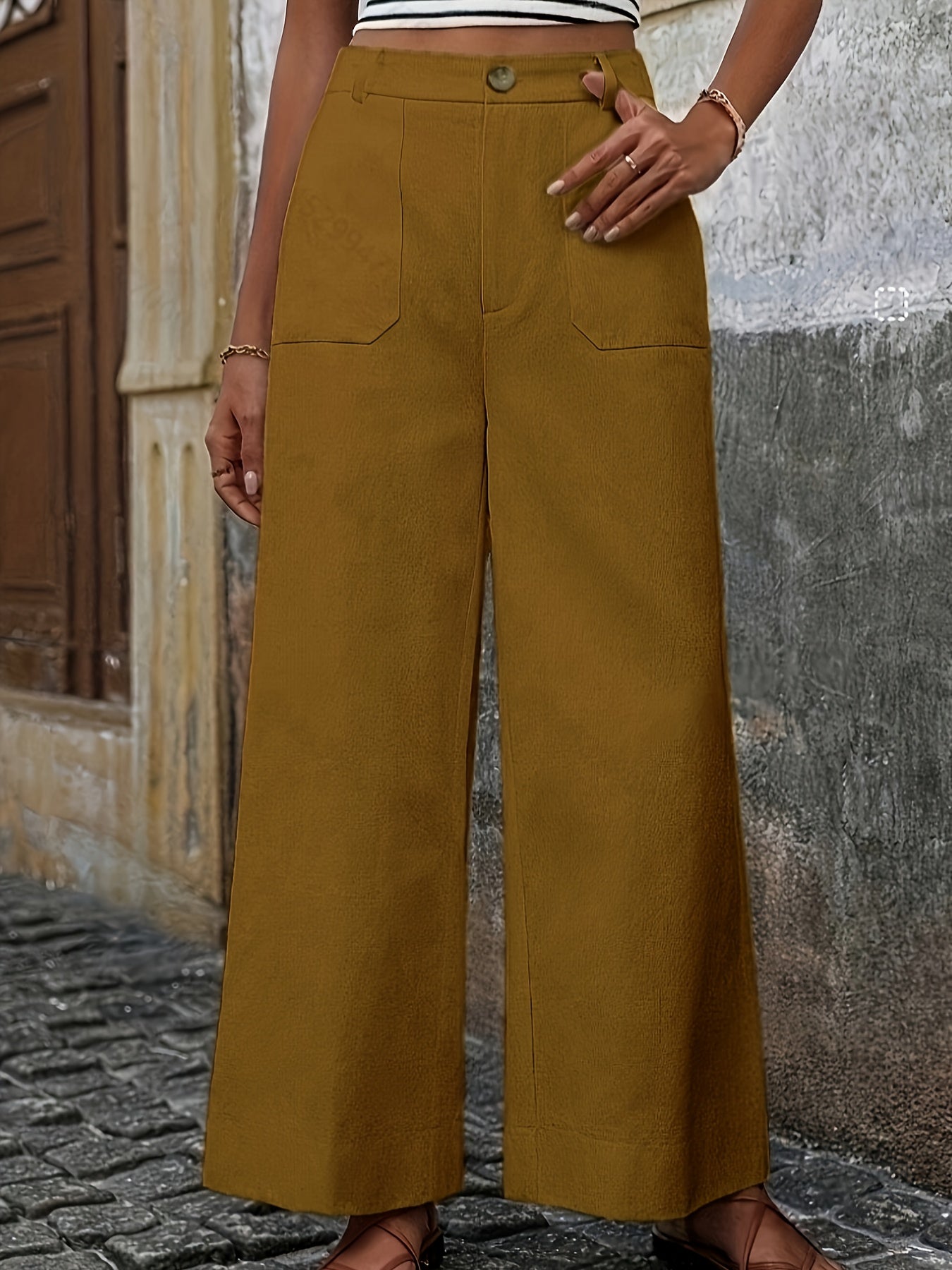 Pantalones Mara Holgados de Talle Alto
