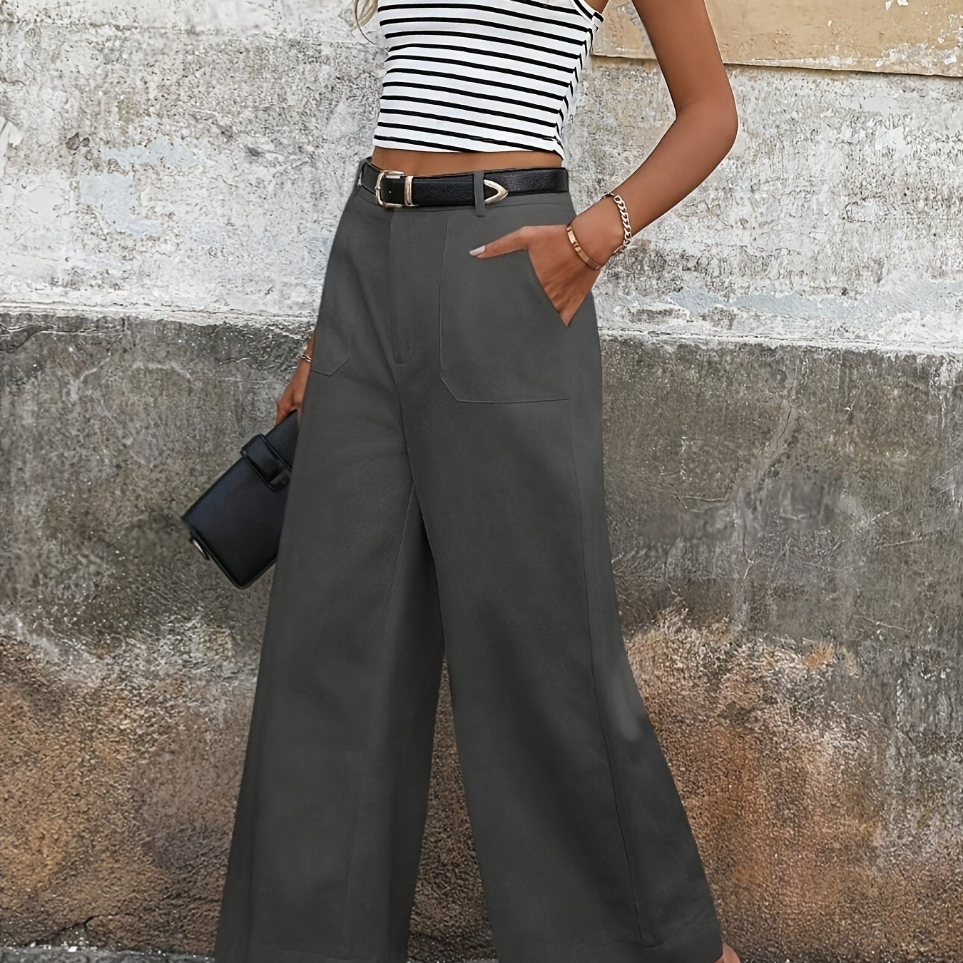 Pantalones Mara Holgados de Talle Alto