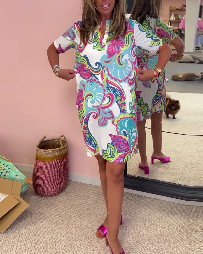 VESTIDO CAMISERO ESTAMPADO ARIA