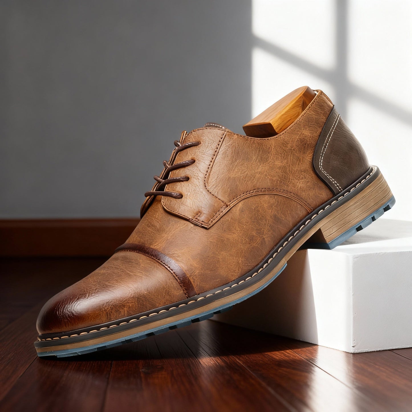 ZAPATOS DERBY MARLOWE CON PUNTERA