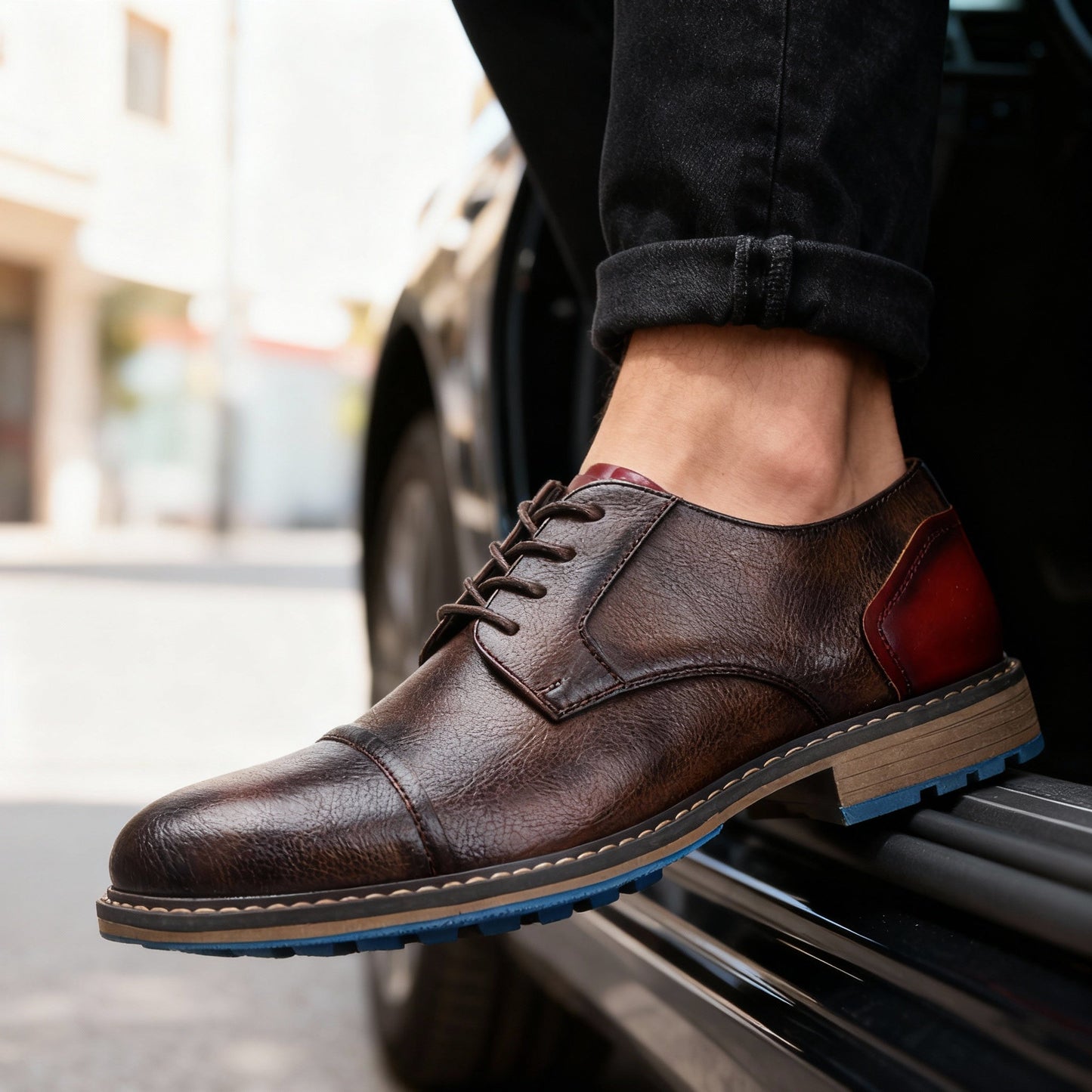 ZAPATOS DERBY MARLOWE CON PUNTERA