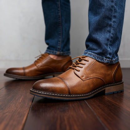 ZAPATOS DERBY MARLOWE CON PUNTERA